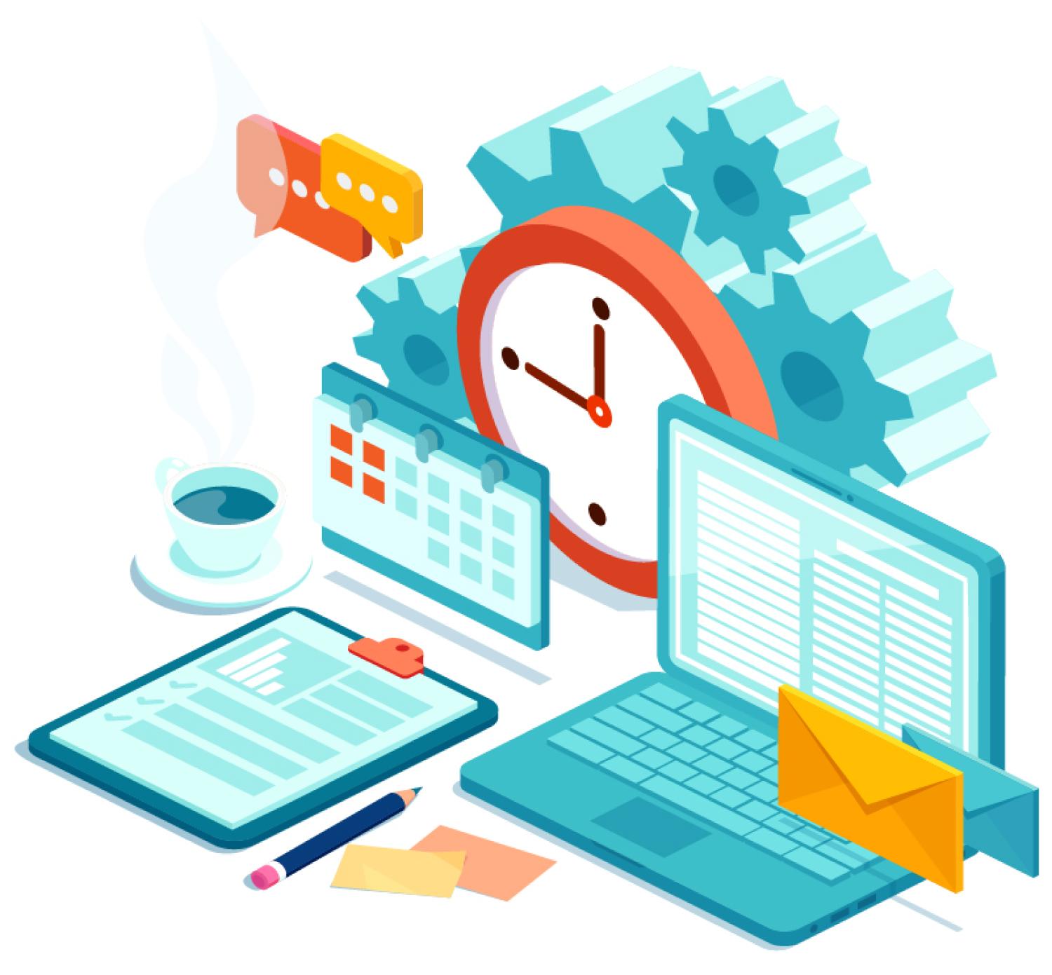 Illustrations of Computer Screens