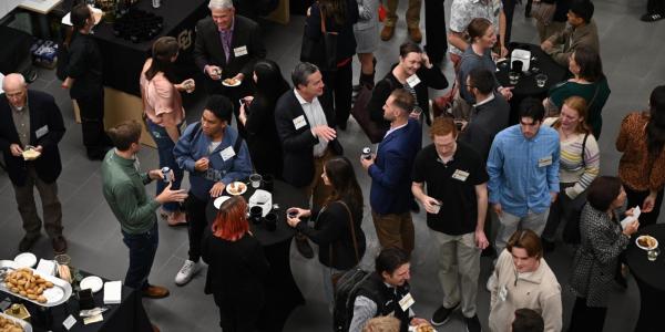 Fall Networking Event Birds Eye View