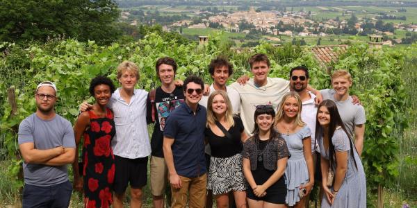 Group of students from New Venture Creation in France