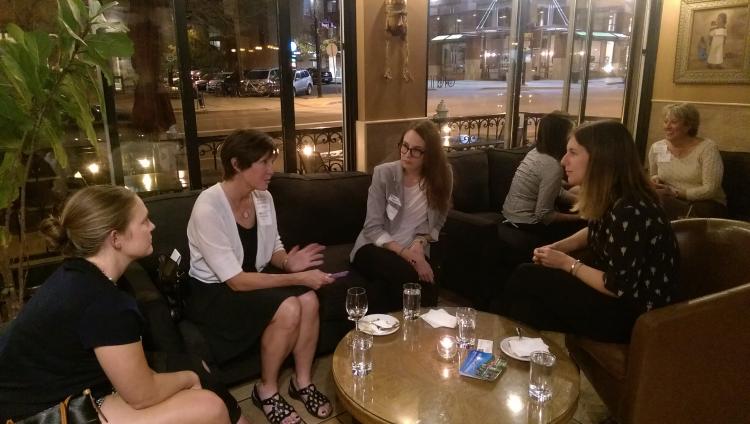 networking made fun and easy at an event for the Professional Mentor Program