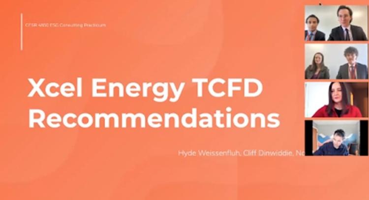 Xcel Energy TCFD report partner