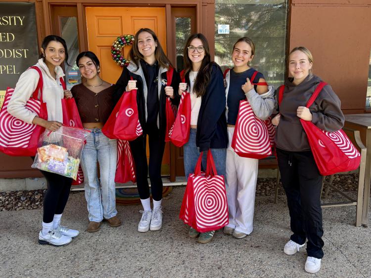 A group of SRE students on the volunteer day.