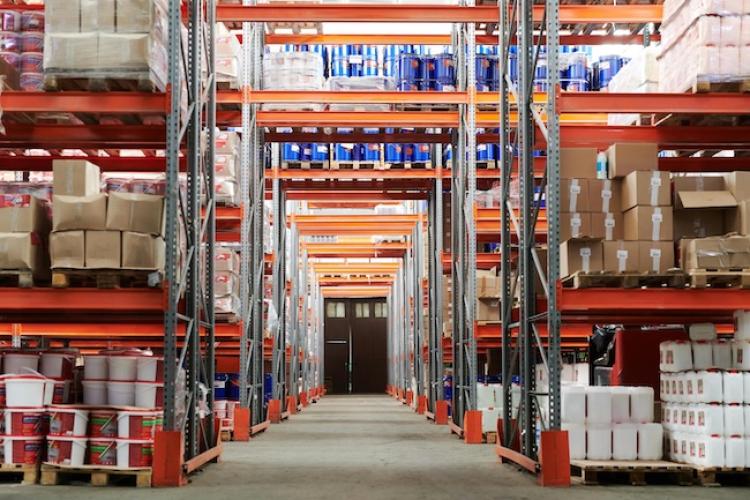 Warehouse stock on shelves, image from pexels: https://www.pexels.com/photo/workers-in-warehouse-4483862/