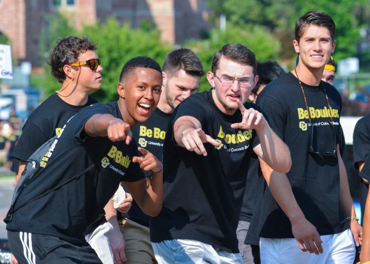 students at convocation