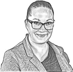 Megan Van Portfliet headshot generated by AI