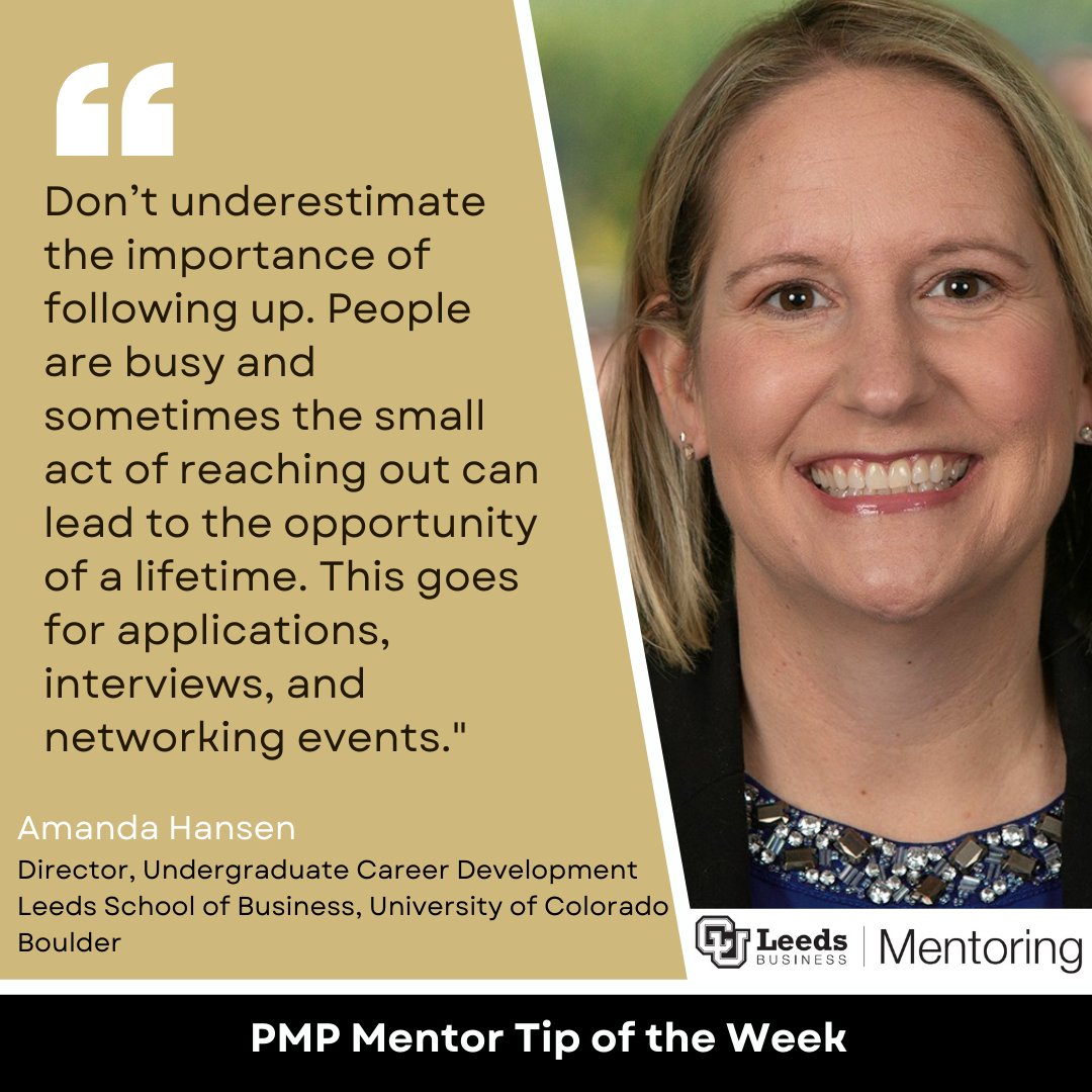 Mentor Tip #18