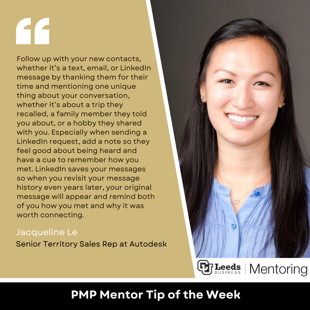 Mentor Tip #9