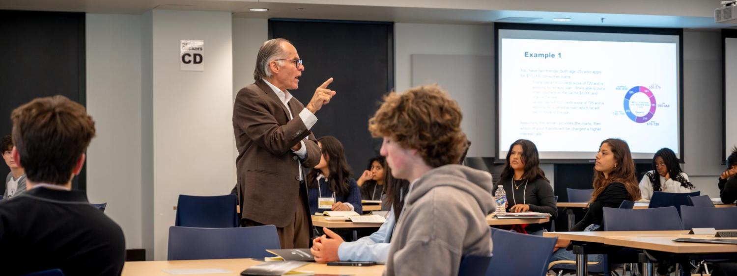 Professor Harry Mohr Starn, Jr. Presenting at Business at a Glance
