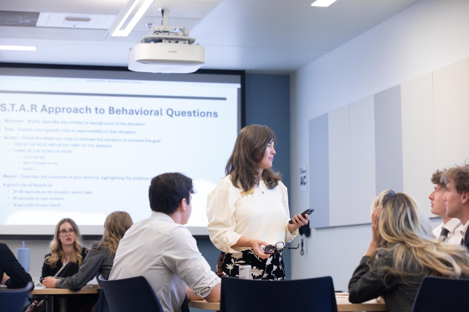 Presentation on interviewing skills at LPS 2025