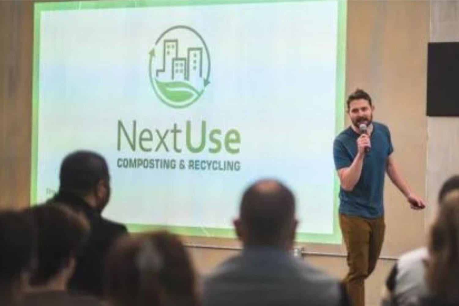 NextUse pitching at New Venture Launch
