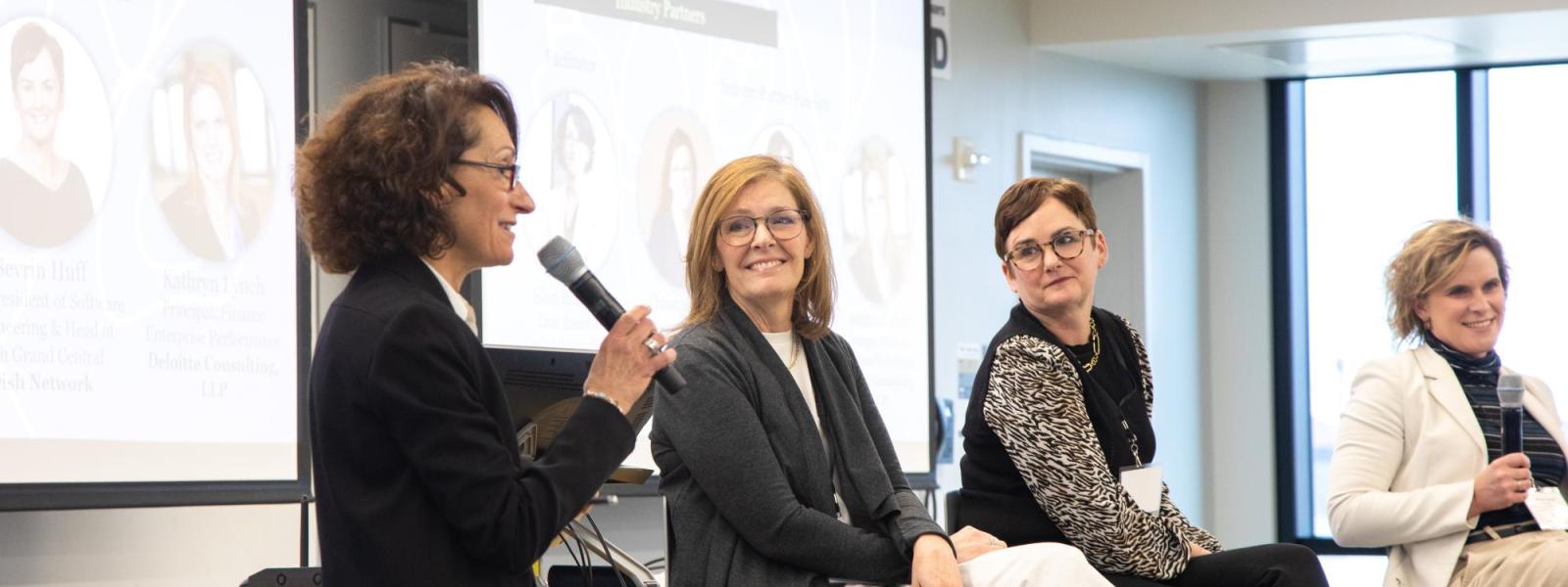 Panelists during the 2023 Women's Collective event