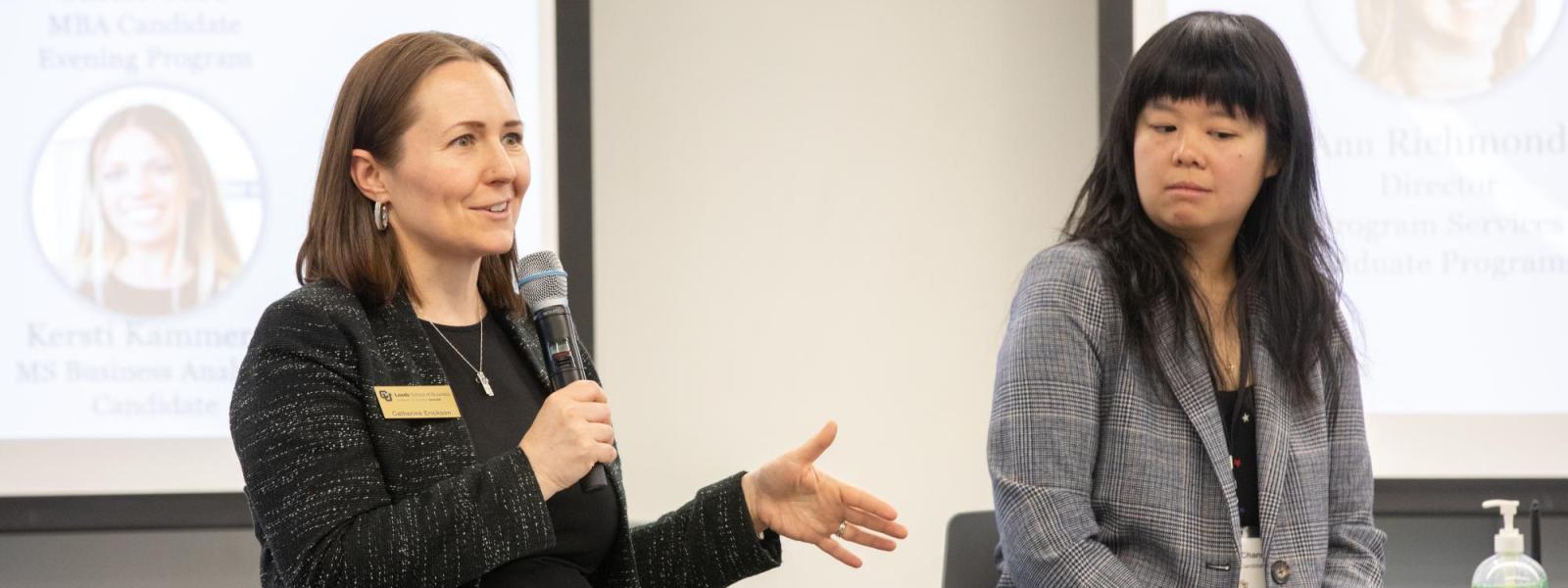 Panelists during the 2023 Women's Collective event
