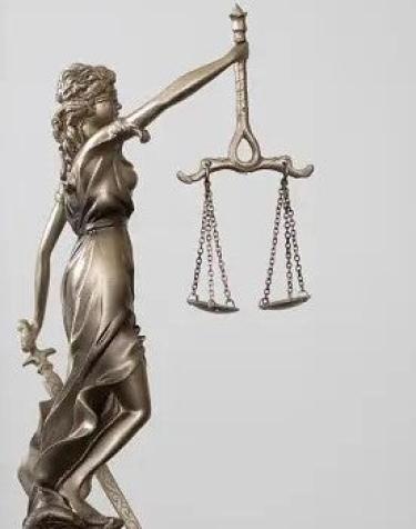 statue and scales