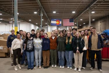 Students in a group photo at Tersus Solutions