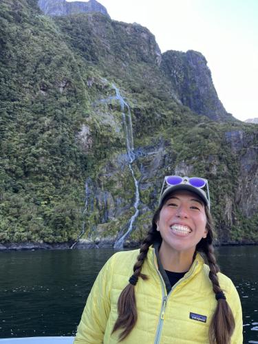 Meredith Maney in New Zealand