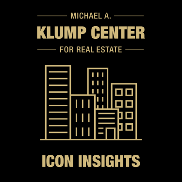 Klump Center for Real Estate Icon Insights Podcast Header