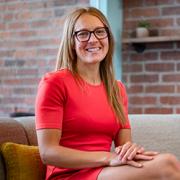 Colette Crouse in the Stok offices.