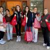 A group of SRE students on the volunteer day.