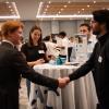 Student shaking hands at the All Industries Career Fair