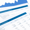 Image of business papers for accountants and climate change article