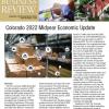 Cover of the second-quarter 2022 Colorado Business Review.