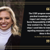 Ivey Bostrom believes everyone should take the certificate in corporate social responsibility