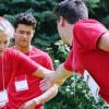 Leeds student orientation team working together
