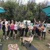 The group and a few “cooperative” goats