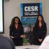 Business Ethics Case Competition team presenting in person