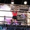 Nate Hansen celebrateing after completing the course on 'American Ninja Warrior.'