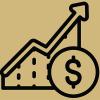 Line art showcasing SPACs and finance.