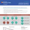 Cover page of the most recent indicators report, showing a dashboard charting various trends in Colorado.