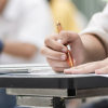 Students taking GMAT exam