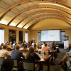 Large Room of People Attending Sustainability Workshop