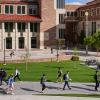 students on campus
