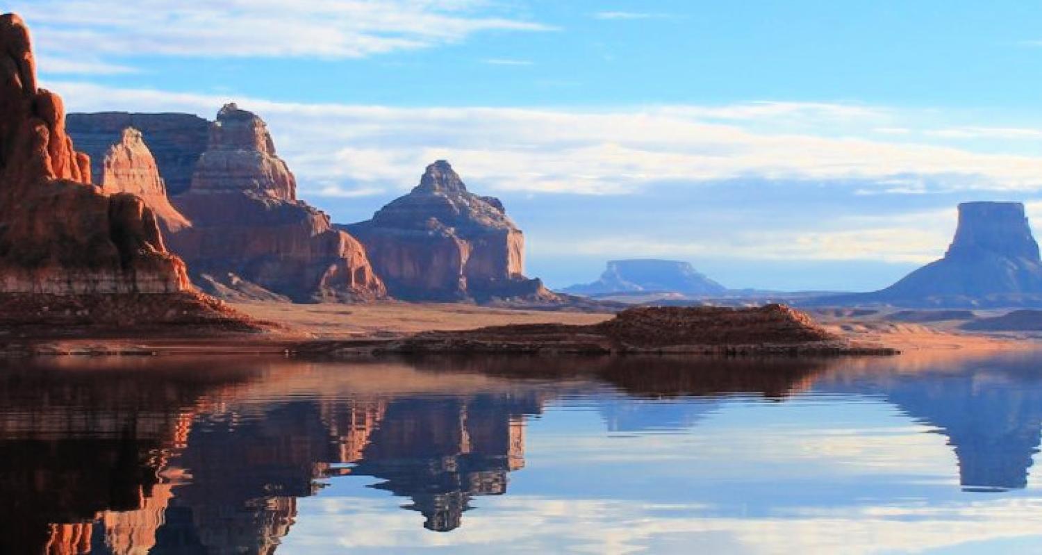 Lake Powell land no longer under water