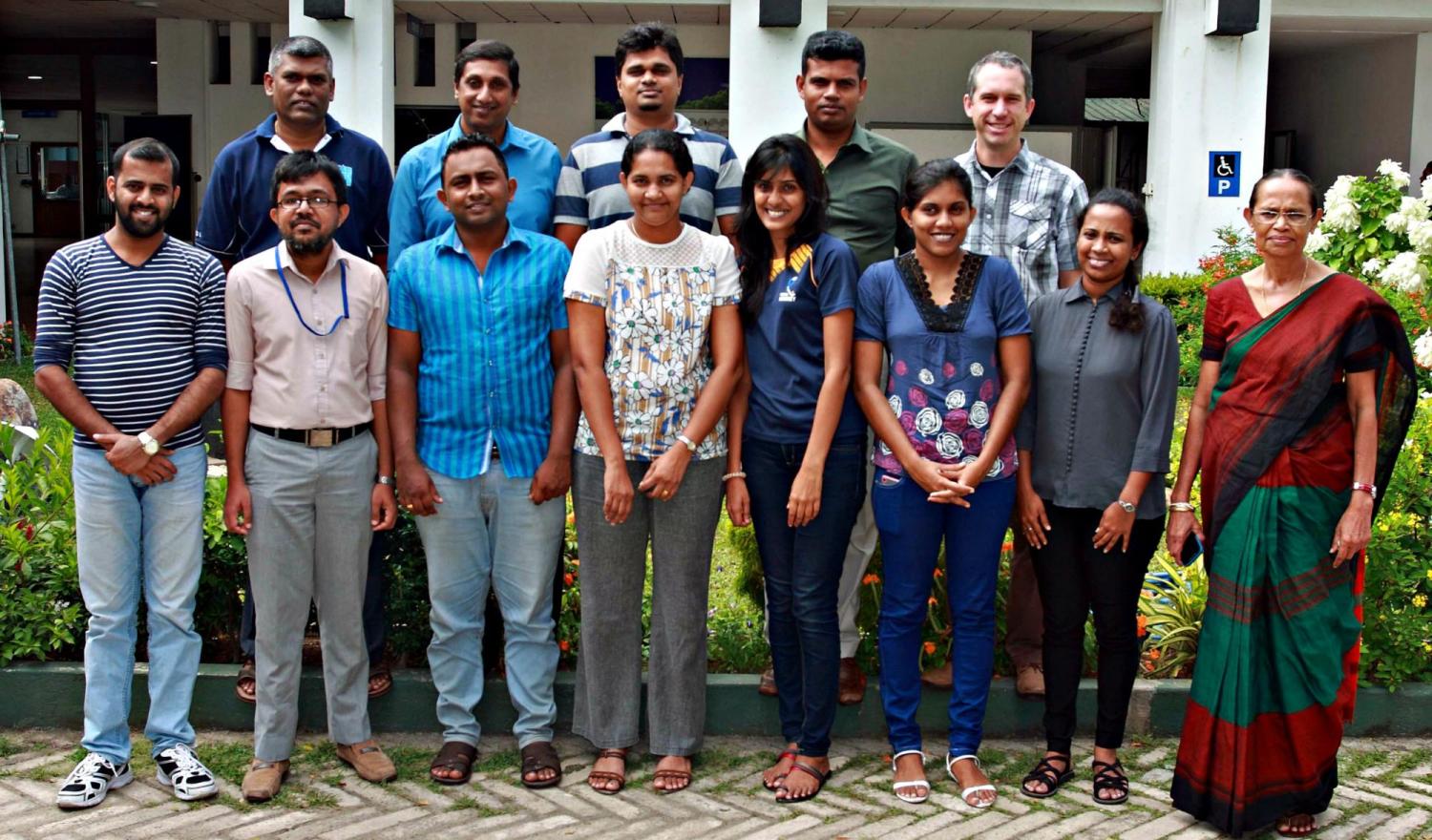 David Neumann with the Mahaweli Water Security Investment Program training attendees