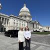 The two CU students selected to attend the CASE workshop, in D.C.