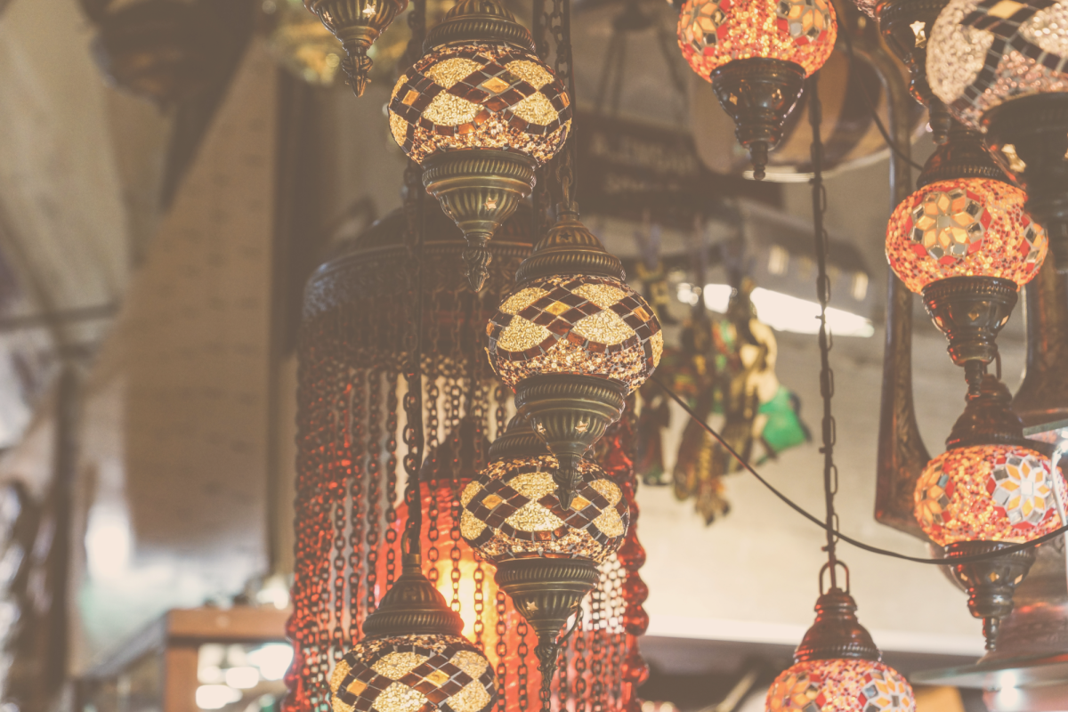 Stained glass lights
