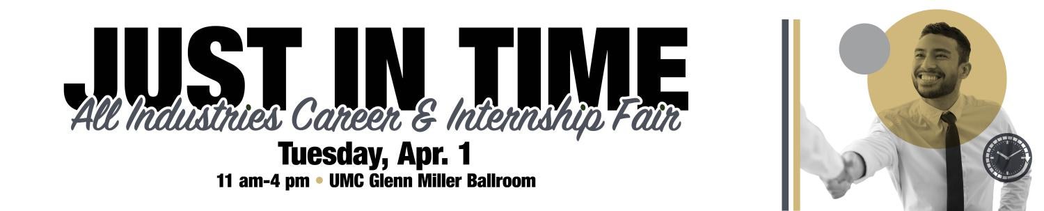 Just in Time Career and Internship Fair