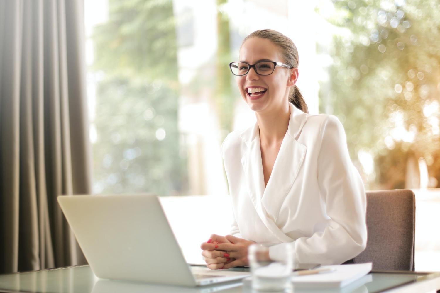 person working in an office