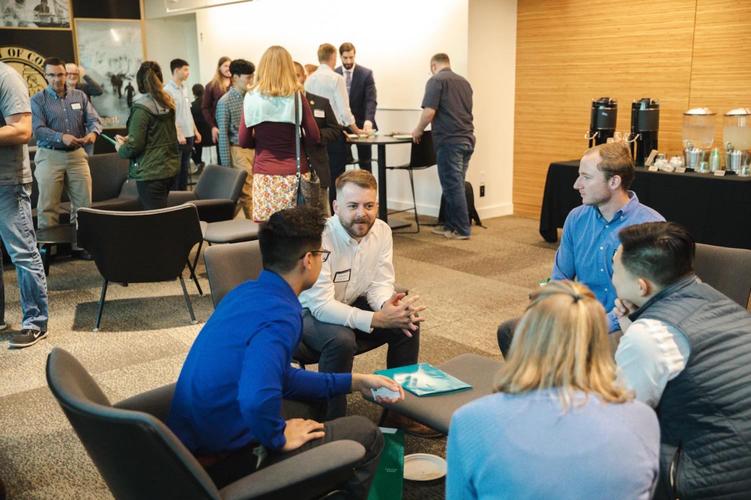 students networking