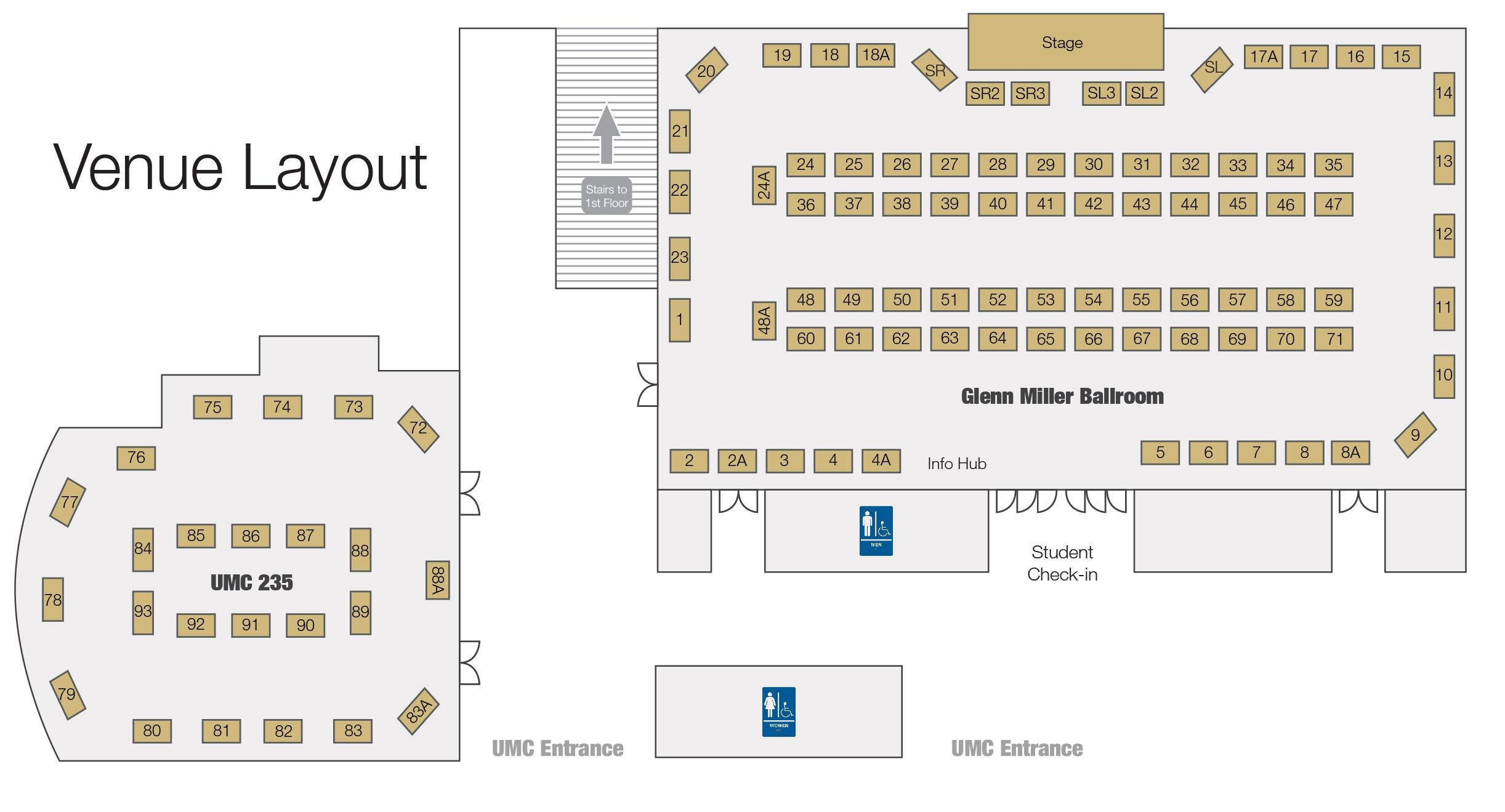 Venue layout