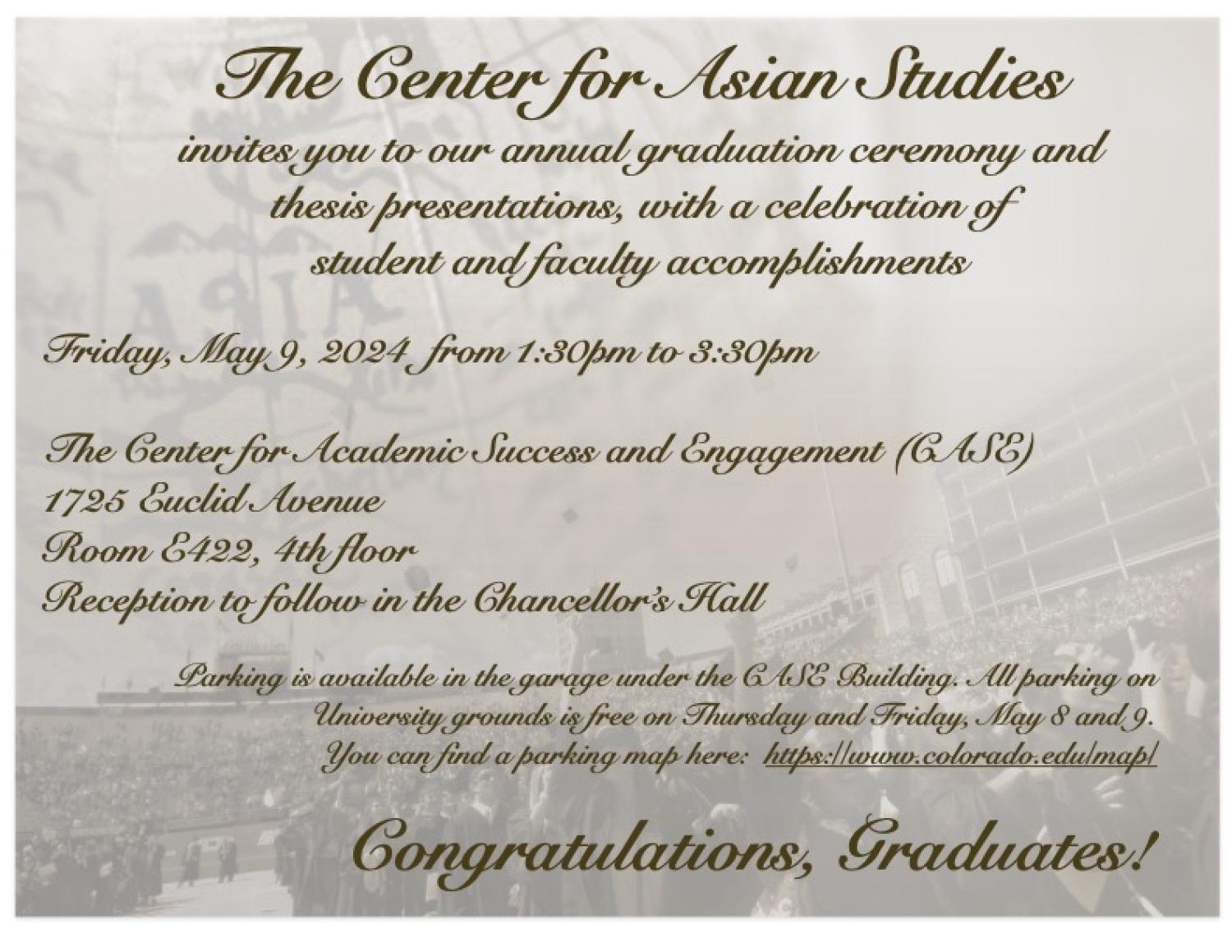 Graduation invitation