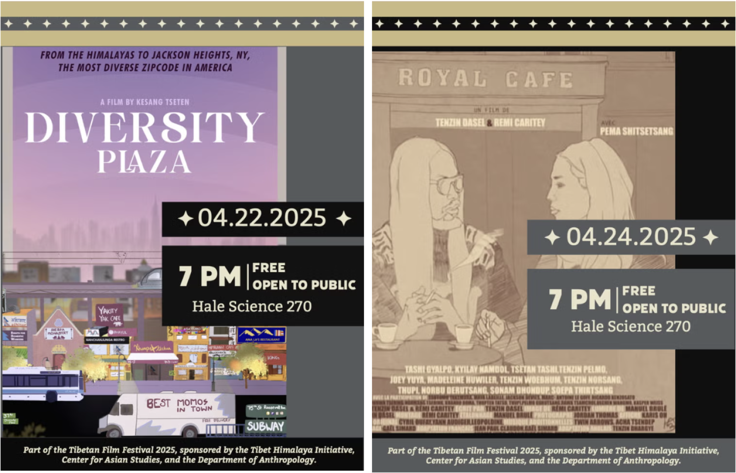 posters for both films