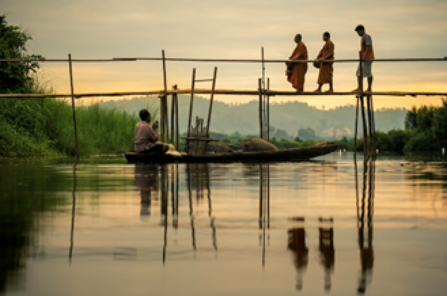 raised walkway in Indonesia