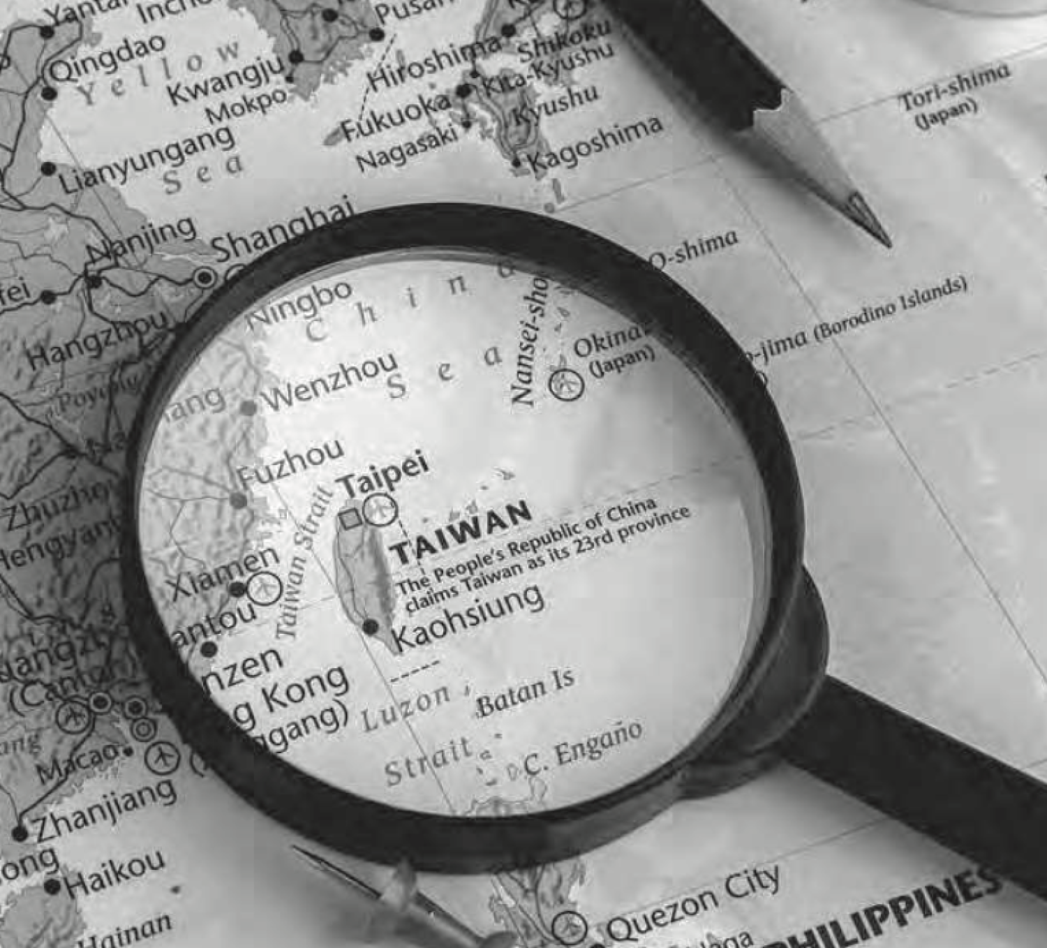 Taiwan under magnifying glass