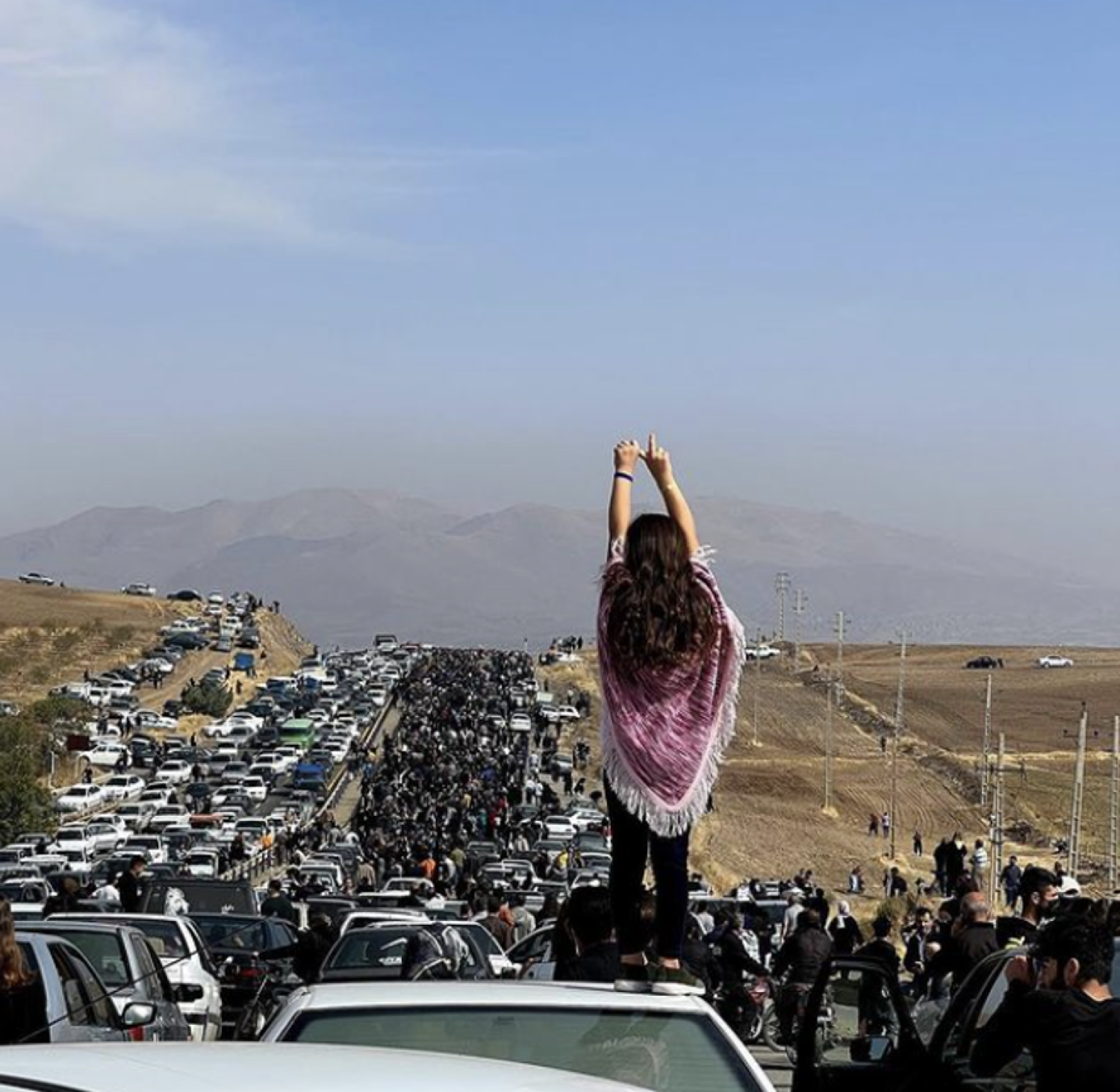 woman without hijab