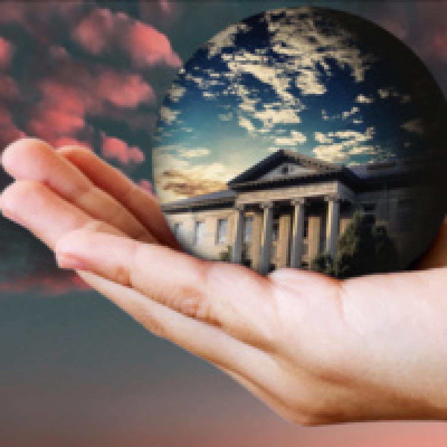 earth and building image