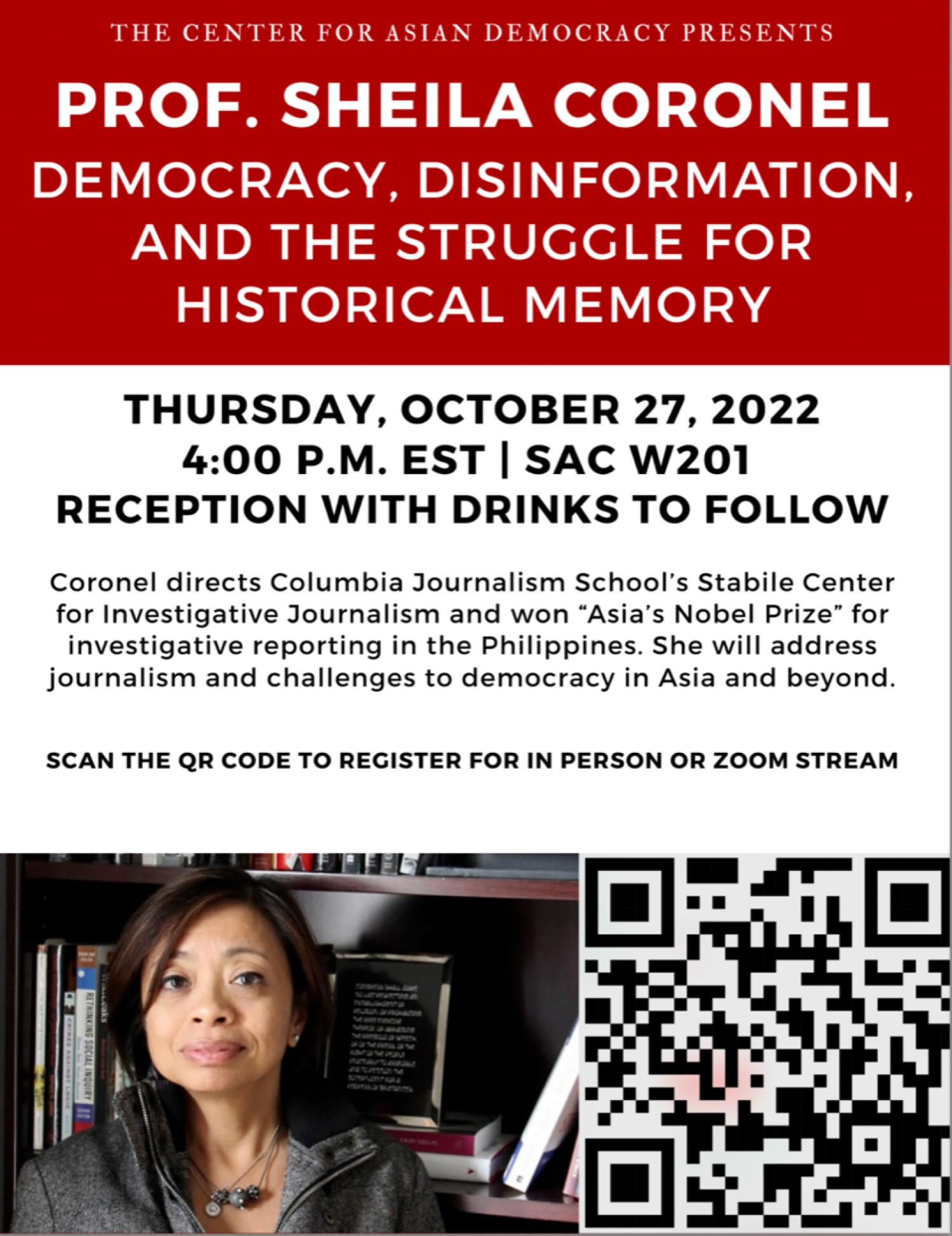 flyer with QR